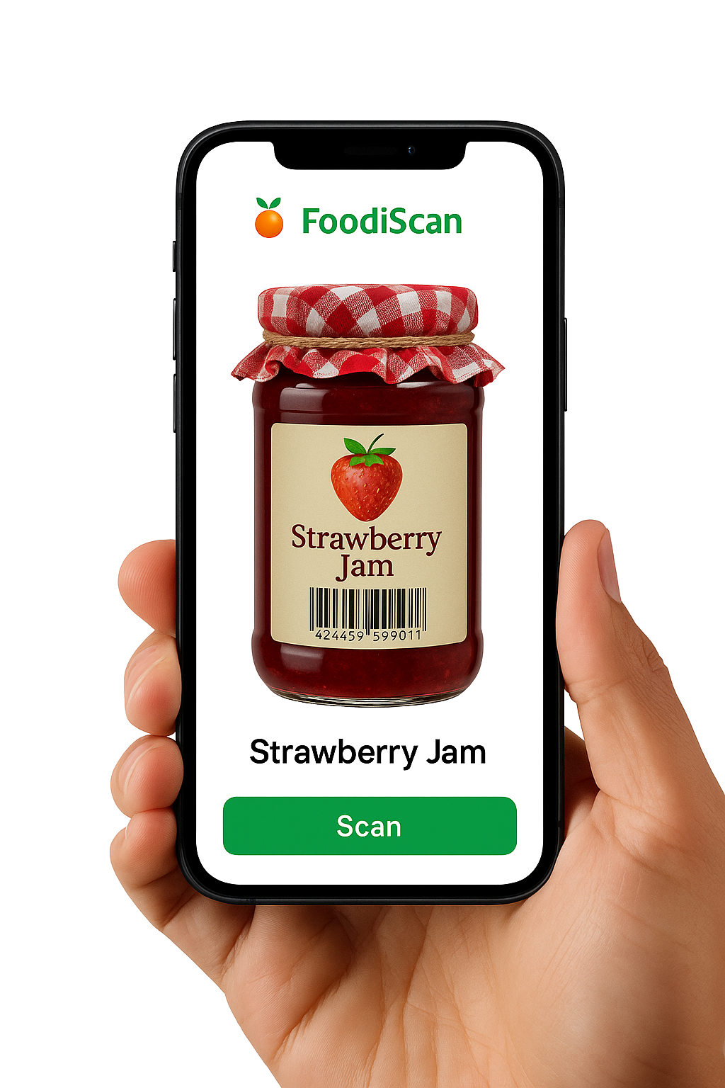 Simulación de escaneo en FoodiScan